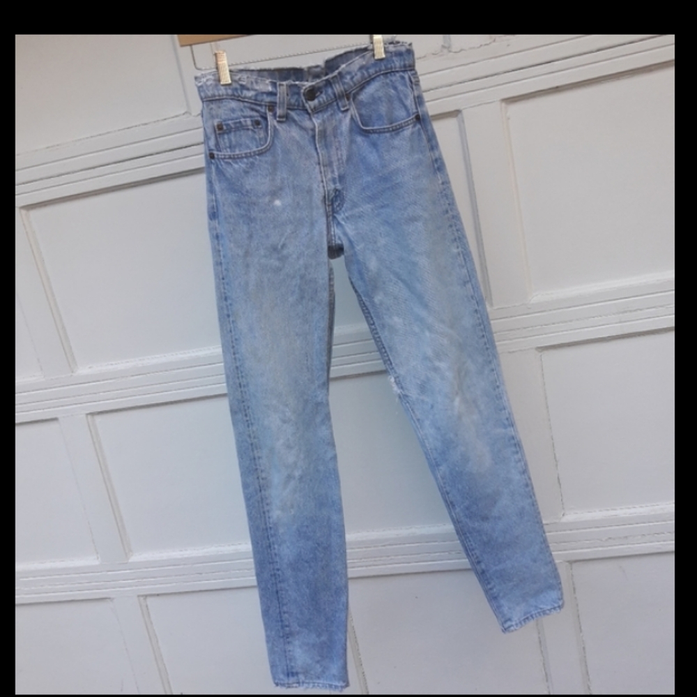 VINTAGE Levis Jeans Red Tag Cotton Frayed Edges - Picture 16 of 16